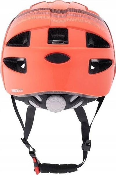 Helmetë biçiklete fëmijësh Radvik Dverge JR, IN-MOULD, me rregullim madhësie, portokalli