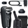 Електричен брич Braun Series 7 71-N7200cc, со база за чистење, без кабел, црн