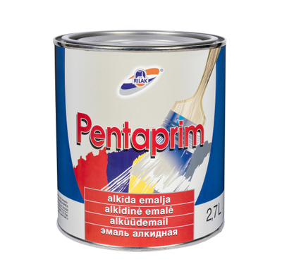 Bojë alkide Rilak Pentaprim, emal me shkëlqim, 2.7L, qershi