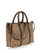 Çantë për femra Guess Brown Logo Brenton, e kaftë