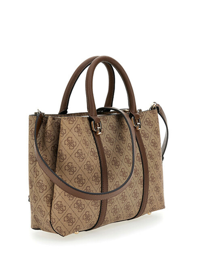 Çantë për femra Guess Brown Logo Brenton, e kaftë