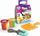 Set kreativ plastelinë Okto Creative Pizza Time, me forma picash, shumëngjyrësh