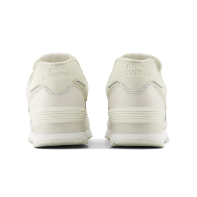 Патики New Balance 574 Triple Cream Leather за жени, кожа, крем