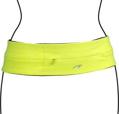 Rrip sportiv Avento Twist, me xhep me zinxhir, reflektues, i verdhë florosent