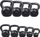 Kettlebell gize HMS KZG04, 4kg, i zi