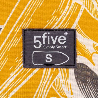 Mbulesë dërrase hekurosjeje 5five Simply Smart, 110x40 cm, pambuk, e verdhë