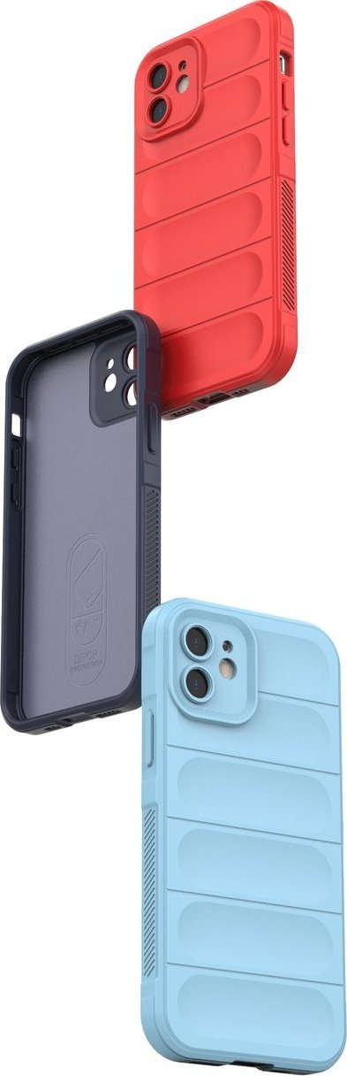 Mbulesë telefoni Magic Shield për iPhone 13, TPU fleksibël, rezistente ndaj goditjeve, blu e errët