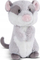 Lodër pelushi NICI Dormouse Doramouse, 18 cm, gri e bardhë