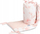 Mbrojtës shtrati bebesh Babyono Bed Bumper Muslin Fairies, 120x60 cm, pambuk, rozë