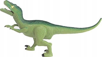 Lodër dinosaur Smily Play Green Raptor, me dritë e zëra, jeshil