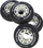Rrota patinash Nils Extreme PU, 64mm 82A, set me 4 copë, të zeza matte