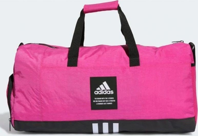 Çantë sportive adidas 4Athlts Duffel Medium, plot xhepa, rrip shpatulle që rregullohet, rozë