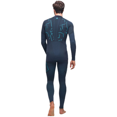 Pantallona termale Alpinus Tactical Gausdal M për burra, Quick Dry, të zeza