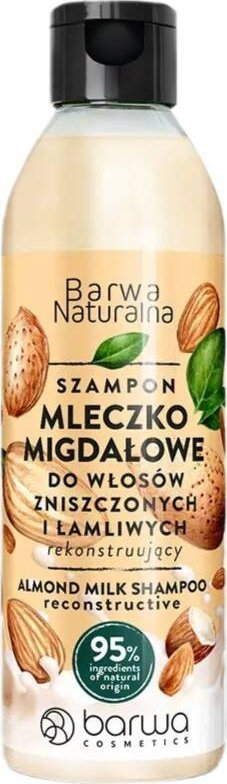 Shampo për flokë Barwa Natural Reconstructing Almond Milk, 300ml