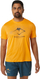 Bluza sportive Asics Fujitrail Logo SS Top M 2011C981-800, poliester, mangë të shkurtra, portokalli