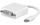 Adapter AV MicroConnect MDPDVI, Mini DisplayPort në DVI I, i bardhë