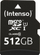 Kartë memorie Intenso Premium MicroSDXC, 512GB, Class 10 UHS I U1, me adapter