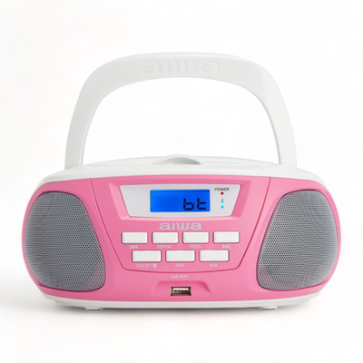 Radio Boombox Portativ me Bluetooth, CD dhe MP3 AIWA BBTU-300PK