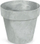Саксија за цвеќе Conforama Cube Beton Effect, 7L, 25x25x22.1 cm, сива