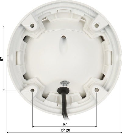 Kamerë sigurie APTI-H50V31-2812W, 5Mpx, me lentë varifokale 2.8-12mm, e bardhë