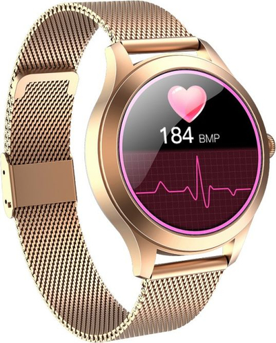 Smartwatch Maxcom FW42 Gold, 1.19", IP68, ngjyrë floriri