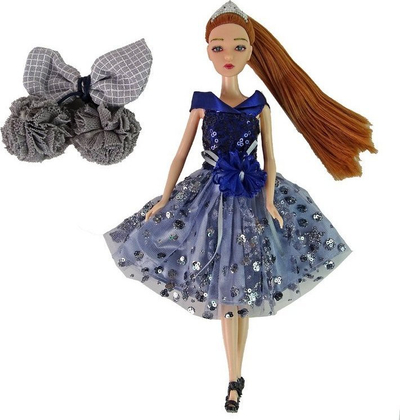 Kukull LeanToys Emily Swing Flowers, 30 cm, me lëkundëse, shumëngjyrëshe