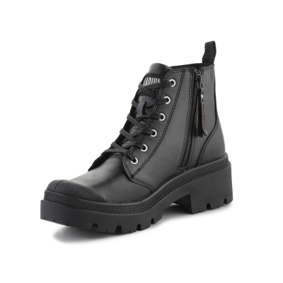 Чизми Palladium Pallabase Leather W 96905-001-M, кожа, за жени, црни
