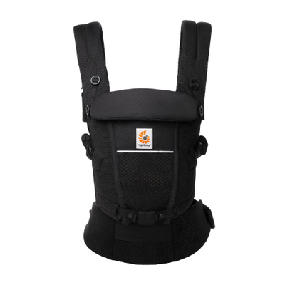 Mbajtëse bebe Ergobaby Adapt Soft Flex Mesh, ergonomike, me rrjetë ajrosëse, e zezë Onyx