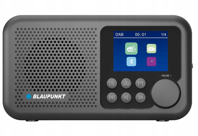 Radio portative Denver DR8BK, DAB FM, Bluetooth, ekran 2.4", e zezë
