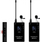 Mikrofon wireless CKMOVA UM100 Kit4, UHF, me 2 dërgues edhe receiver USB C