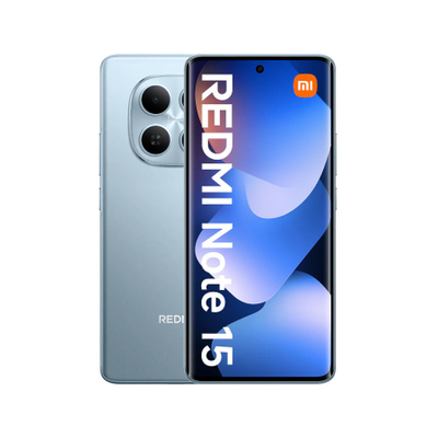Telefoni Xiaomi Redmi Note 15 Glacier Blue, ekran 6.77\" AMOLED 120Hz, 8GB RAM 256GB memorie, blu