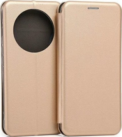 Kllëf-portofol për telefon Honor Magic5 Pro, mbyllje me magnet, lëkurë sintetike, i zi