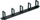 Panel kabllosh TRITON 19", 1U, çelik inox, i zi