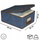 Kuti për rregullim Blue Medium Box, madhësi e mesme, prej materiali tekstil jo të endur, blu