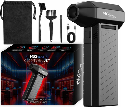 Pistoletë ajri MBG TurboJet CL02, pastrim me ajër të kompresuar, ergonomike
