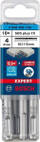 Set frezash çekiçi Bosch Expert SDS-plus-7X, 4mm, 10 copë, gjatësi pune 50mm