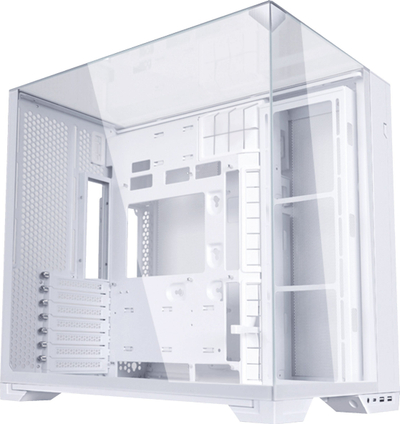 Kasa PC Lian Li O11 Vision Compact, mid tower, dy dhoma, e bardhë
