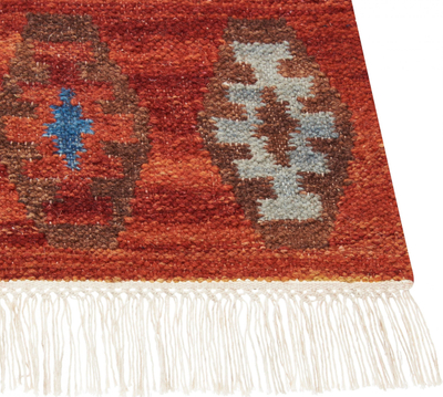Tapet leshi VOSKEHAT Wool Kilim, 140 x 200 cm, shumëngjyrësh