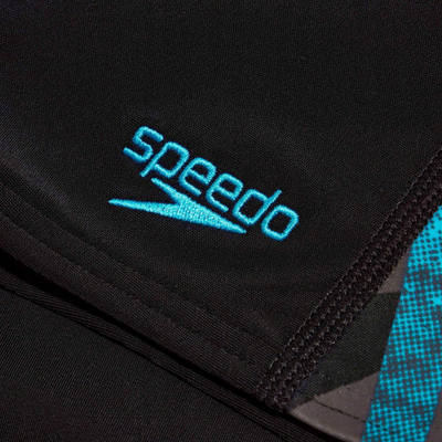 Rroba banje çunash Speedo Hyper Boom Panel Aquashorts, Endurance10, të zeza blu