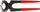 Pincë marangozësh Knipex 50 01 225, 225mm, doreza plastike, e zezë me të kuqe