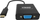 Adapter video Vision TC-USBCVGA/BL, USB C në VGA, i zi