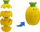 Lodër puzzle fruta Baby Clementoni Fun Fruit, edukative, plastik, shumëngjyrëshe