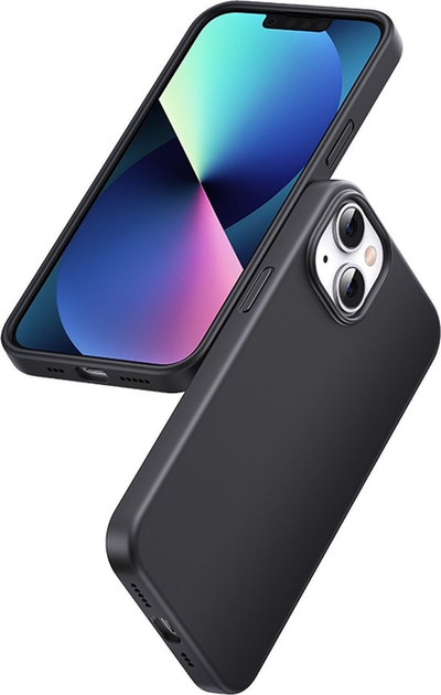 Këllëf telefoni Ugreen LP626 për iPhone 14 Plus, silikon, i zi