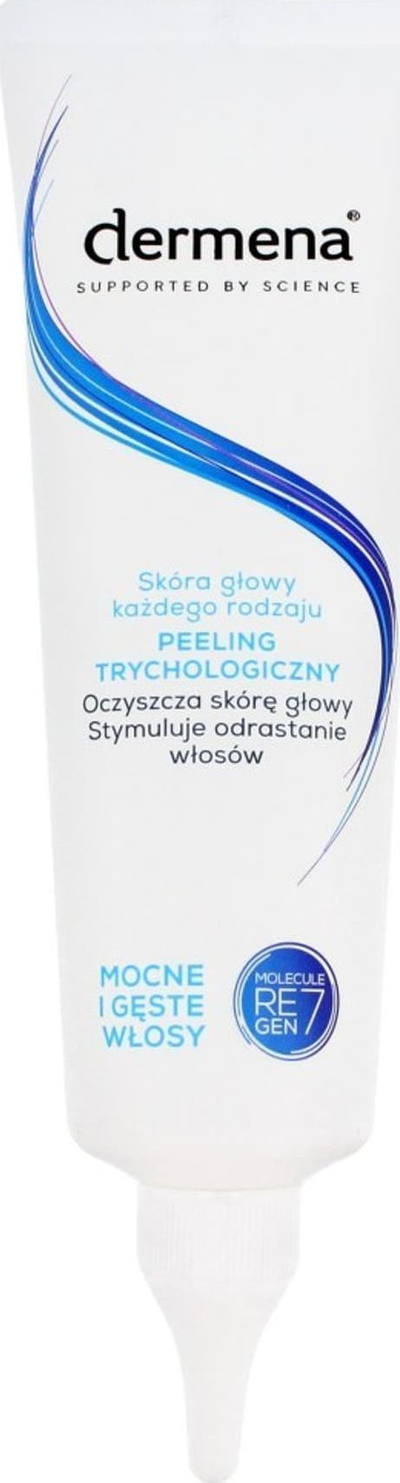 Peeling trichologjik për lëkurë koke Dermena Supported by Science, eksfoliues, për flokë me yndyrë