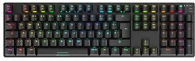 Tastierë gaming Sharkoon SKILLER SGK36W, mekanike, me valë, RGB, e zezë
