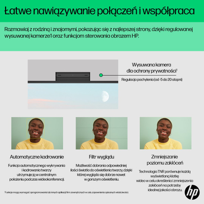 Kompjuter All-in-One HP 24-cr0011nw, i5-1335U, 23.8", 512GB SSD, i zi