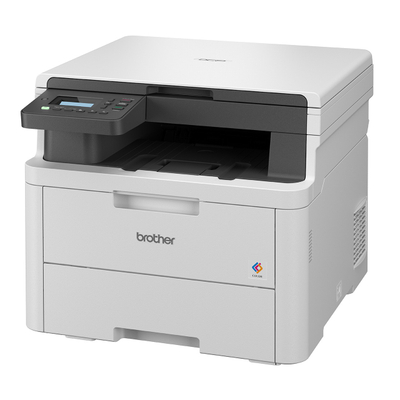 Мултифункционален печатач Brother DCP-L3520CDW, LED, A4, Wi‑Fi, бел