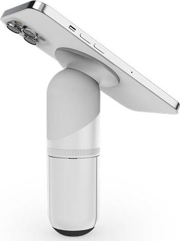 Магнетен држач STM MagPod, за iPhone MagSafe, преклопливи ногарки, црн