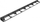 Bordurë kopshti UNIBORD Straight Edging, 18m, 4.5cm, e zezë