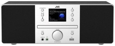 Radio CD JVC RD-E874B, FM DAB Bluetooth, 20W, e zezë argjendi